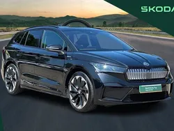 Black magic pearl effect Used 2023 Skoda Enyaq iV SportlinePlus SUV | £23,970 (Fair price)