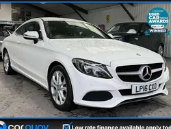 White Used 2016 Mercedes C220 Coupe | £13,495 (Fair price)