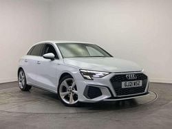 White Used 2021 Audi A3 S-Line Hatchback | £20,700 (Fair price)