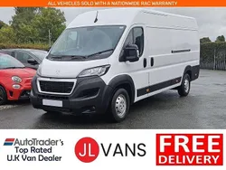 White Used 2021 Peugeot Boxer Van | £13,975 (Fair price)