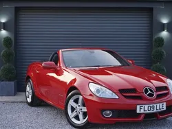 Red Used 2009 Mercedes SLK200 Cabriolet | £5,995 (A bit pricey)