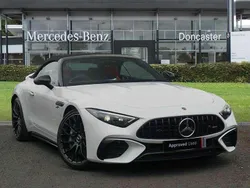 White Used 2023 Mercedes SL43 AMG Premium Plus Cabriolet | £78,995