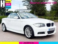 White Used 2009 BMW 118 Cabriolet M Sport Cabriolet | £2,620 (Fair price)
