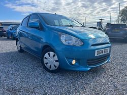 Blue Used 2014 Mitsubishi Mirage Hatchback | £3,495 (A bit pricey)