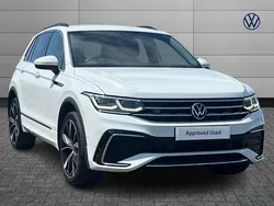 White Used 2022 VW Tiguan R-line SUV | £29,990 (Fair price)