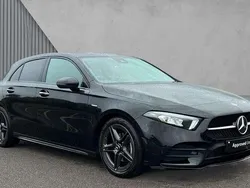 Cosmos black metallic Used 2022 Mercedes A180 AMG Line Premium Hatchback | £23,380 (A bit pricey)