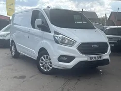 White Used 2021 Ford Transit Custom Limited Van | £12,495 (Fair price)