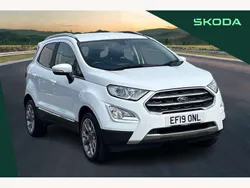 Frozen white Used 2019 Ford Ecosport Titanium SUV | £8,495 (Fair price)