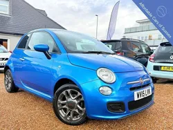 Blue Used 2015 Fiat 500 S Hatchback | £5,695 (A bit pricey)
