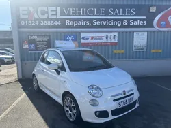White Used 2014 Fiat 500 S Hatchback | £4,995 (Fair price)