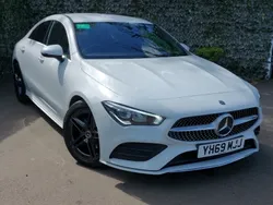 White Used 2019 Mercedes CLA180 AMG line Sedan | £23,498 (Fair price)