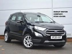 Agate black Used 2020 Ford Ecosport Titanium SUV | £9,495 (Fair price)