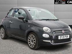 Black Used 2021 Fiat 500 Dolcevita Hatchback | £10,350 (Fair price)