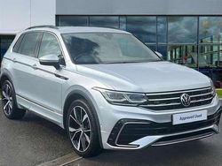 Silver Used 2021 VW Tiguan R-line SUV | £29,415 (Fair price)