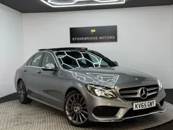 Silver Used 2015 Mercedes C250 AMG Line Premium Sedan | £16,499 (A bit pricey)