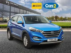 Blue Used 2018 Hyundai Tucson SE SUV | £9,990 (Super price)