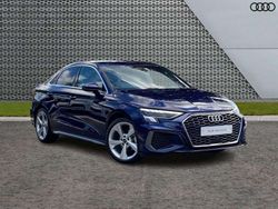 Blue Used 2023 Audi A3 S-Line Sedan | £24,495 (Fair price)