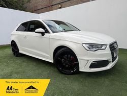 White Used 2014 Audi A3 S-Line Hatchback | £8,295 (A bit pricey)