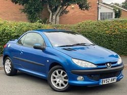 Blue Used 2002 Peugeot 206 S Cabriolet | £1,495