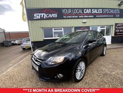 Black Used 2014 Ford Focus Titanium Hatchback | £4,450 (A bit pricey)