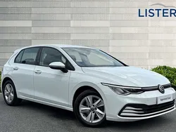 Pure white Used 2023 VW Golf VIII Life Hatchback | £19,590 (Good price)