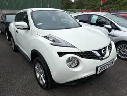 White Used 2017 Nissan Juke Visia SUV | £6,490 (Fair price)