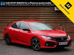 Red Used 2019 Honda Civic SR Hatchback | £12,995 (Fair price)