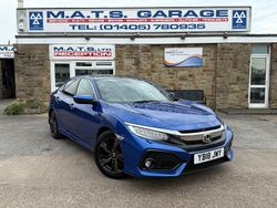 Blue Used 2018 Honda Civic Prestige Hatchback | £14,950 (Fair price)
