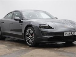 Grey Used 2021 Porsche Taycan Performance Package Sedan | £41,950 (Fair price)