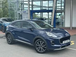 Desert island blue Used 2022 Ford Puma Titanium SUV | £14,110 (Good price)