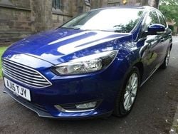Blue Used 2015 Ford Focus Titanium Hatchback | £7,495 (Fair price)