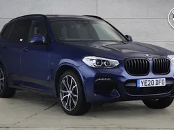 Blue Used 2020 BMW X3 M Sport SUV | £27,606 (Fair price)