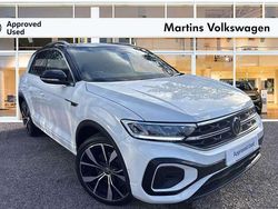 White Used 2022 VW T-Roc R-line SUV | £25,495 (A bit pricey)