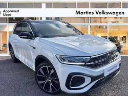 White Used 2022 VW T-Roc R-line SUV | £25,495 (A bit pricey)
