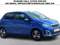Blue Used 2020 Peugeot 108 Allure Hatchback | £7,295 (Fair price)