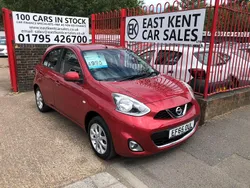Red Used 2015 Nissan Micra Acenta Hatchback | £4,450 (Fair price)