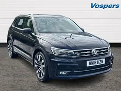 Black Used 2018 VW Tiguan R-line SUV | £19,990 (Super price)