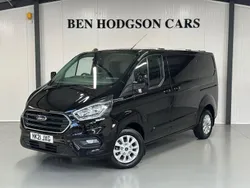 Black Used 2021 Ford Transit Custom Limited Van | £19,995 (Fair price)