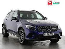 Blue Used 2018 Mercedes GLC43 AMG Premium Estate | £28,499 (Fair price)