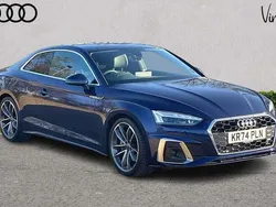 Blue Used 2024 Audi A5 S-Line Coupe | £30,999 (Fair price)