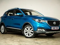 Blue Used 2018 MG ZS Excite Sedan | £7,995 (Fair price)
