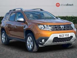 Orange Used 2021 Dacia Duster Comfort SUV | £11,641 (Fair price)
