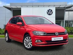 Red Used 2021 VW Polo Match Hatchback | £15,556 (Fair price)