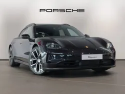 Jet black metallic New 2024 Porsche Taycan 4S Sport Turismo Sedan | £87,990 (Fair price)