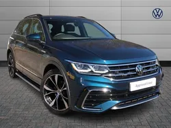 Blue Used 2022 VW Tiguan R-line SUV | £30,390 (Fair price)