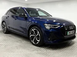 Blue Used 2021 Audi e-tron Black Edition SUV | £19,995