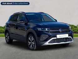 Black New 2025 VW T-Cross Match SUV | £24,383 (A bit pricey)