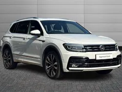 Pure white Used 2020 VW Tiguan Allspace R-line SUV | £24,595 (Fair price)