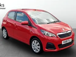 Red Used 2018 Peugeot 108 Active Hatchback | £6,595 (Fair price)