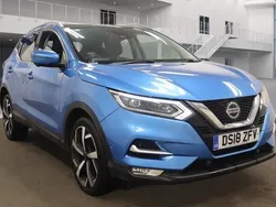 Blue Used 2018 Nissan Qashqai Tekna SUV | £10,995 (Fair price)
